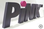 3D-Logo Pink